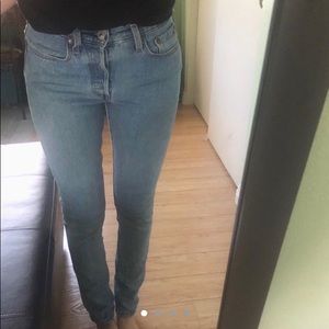 Levi’s 501 stretch skinny jeans